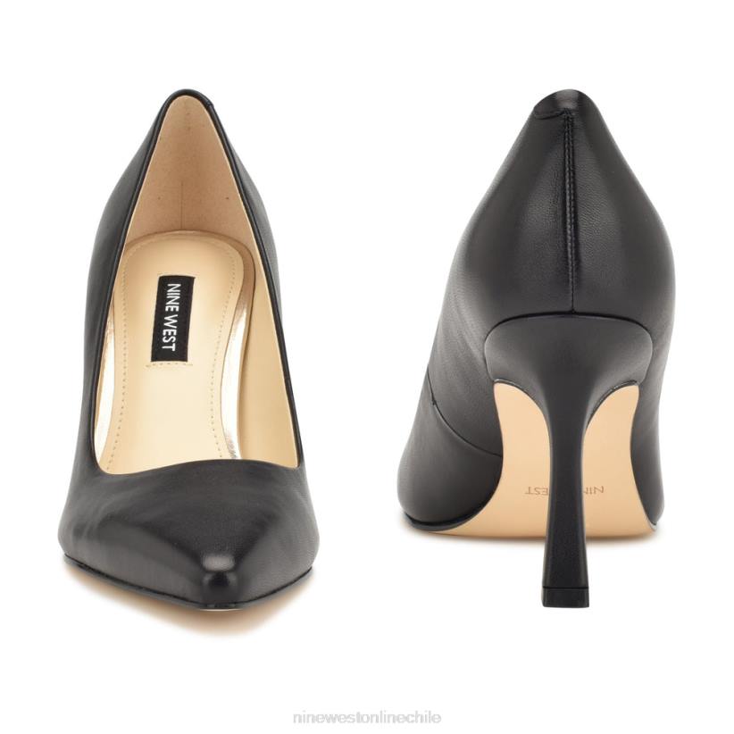 Nine West tipo zapatos de tacón con punta puntiaguda 2Z2T1193 cuero negro Nine West shoes