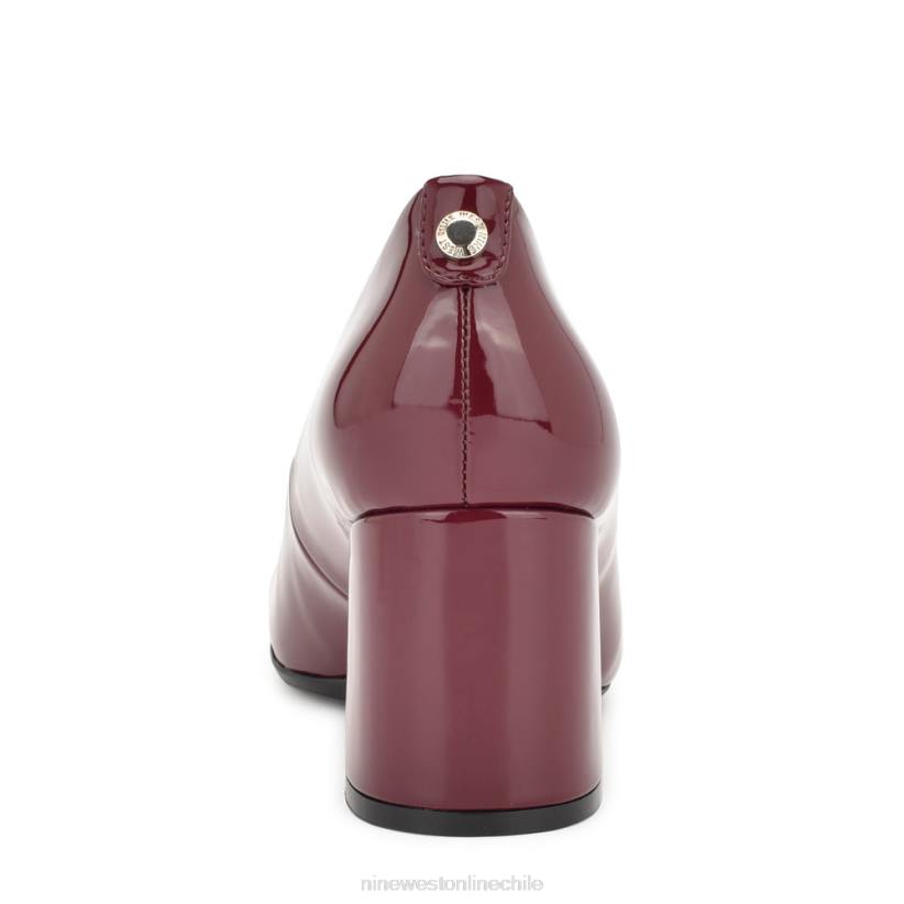 Nine West zapatos de tacón bloque vibe 9x9 2Z2T1185 patente de ciruela Nine West chile outlet