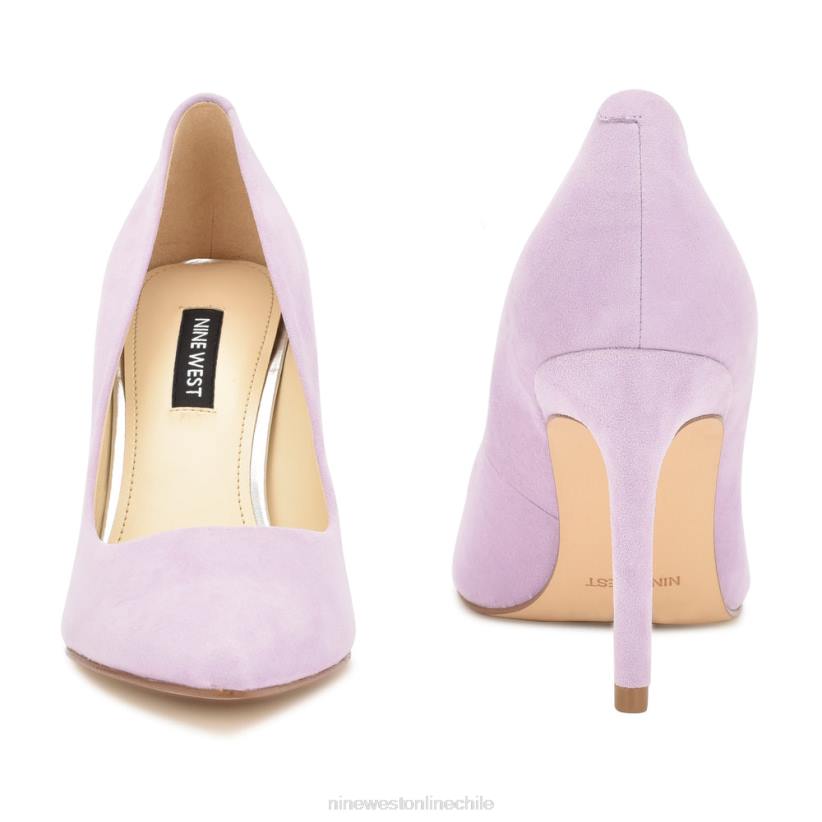 Nine West zapatos de tacón con punta puntiaguda ezra 2Z2T1188 violeta claro Nine West sandals