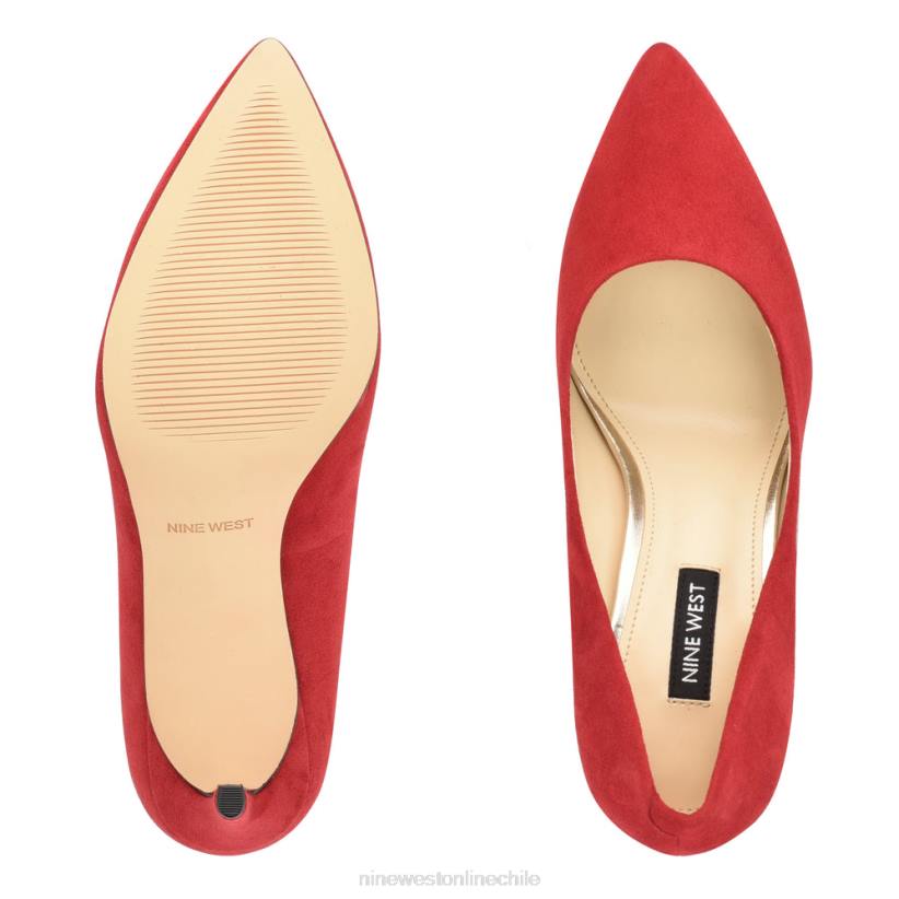 Nine West zapatos de tacón con punta puntiaguda ezra 2Z2T1215 gamuza roja Nine West chile outlet