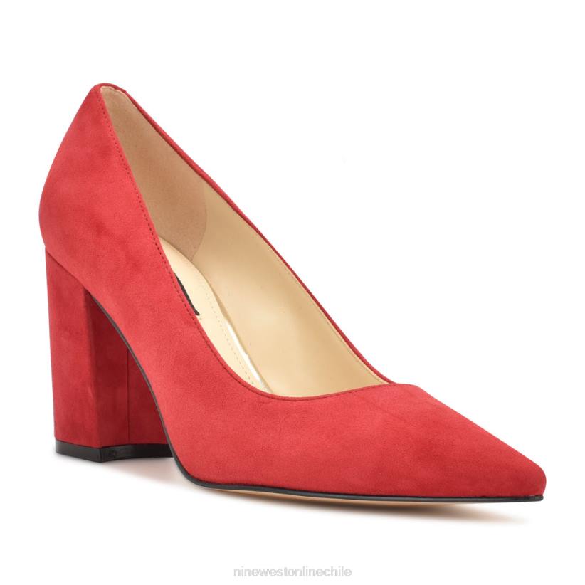 Nine West zapatos de vestir cara 2Z2T1217 gamuza roja Nine West shoes