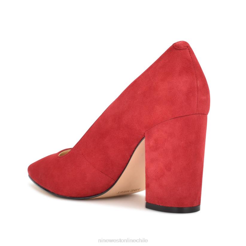 Nine West zapatos de vestir cara 2Z2T1217 gamuza roja Nine West shoes