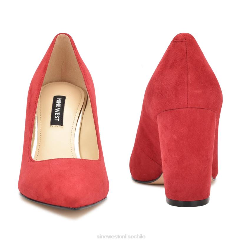 Nine West zapatos de vestir cara 2Z2T1217 gamuza roja Nine West shoes