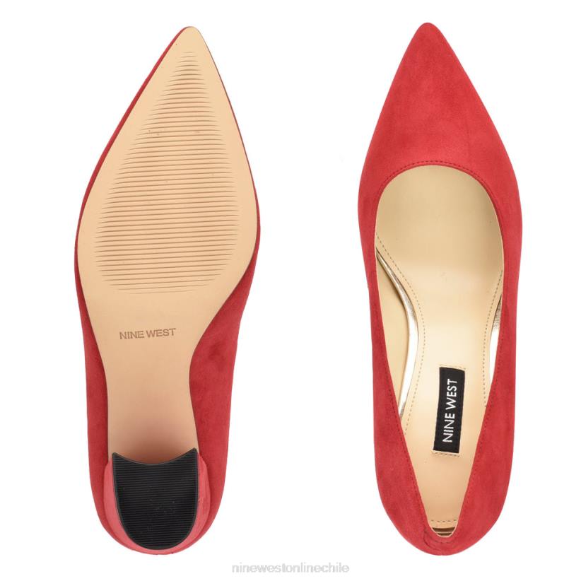 Nine West zapatos de vestir cara 2Z2T1217 gamuza roja Nine West shoes