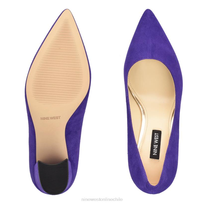 Nine West zapatos de vestir cara 2Z2T1218 gamuza morada Nine West sandals