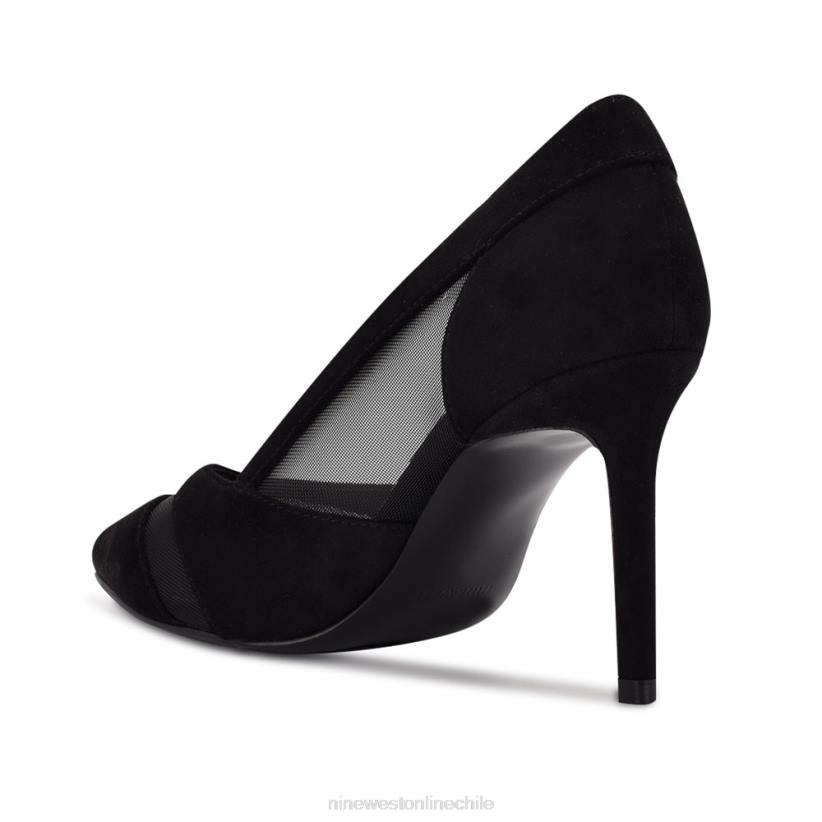 Nine West zapatos de vestir evani 2Z2T1224 ante negro/malla Nine West sandals