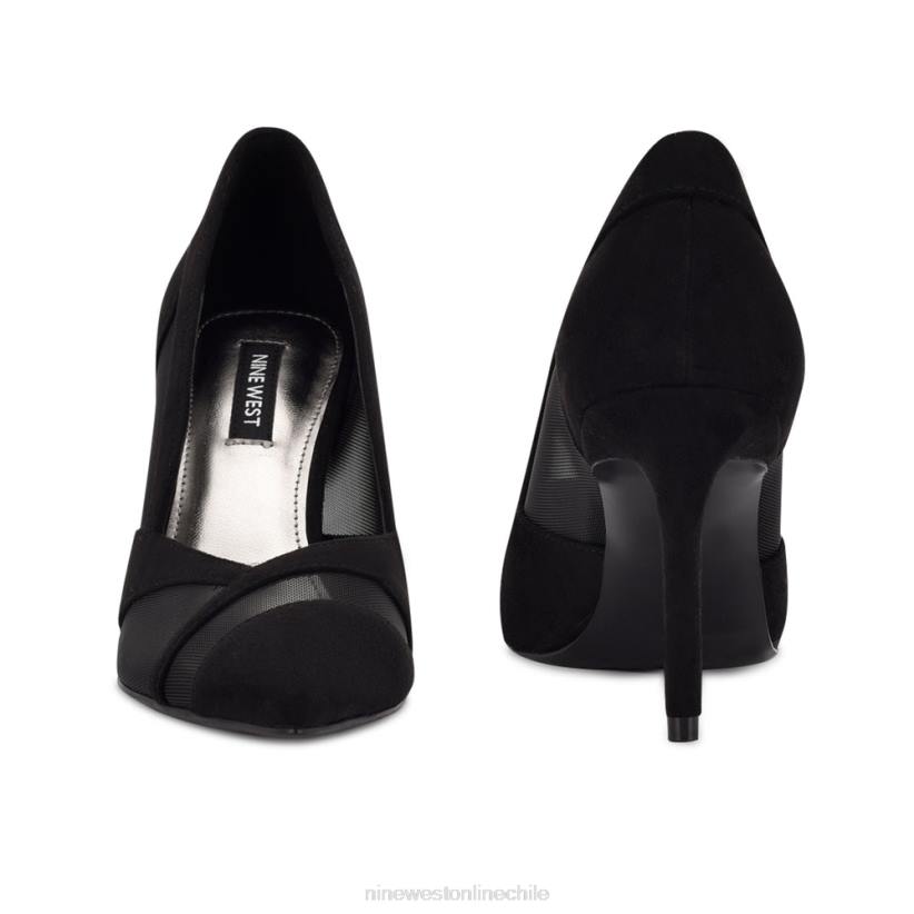Nine West zapatos de vestir evani 2Z2T1224 ante negro/malla Nine West sandals