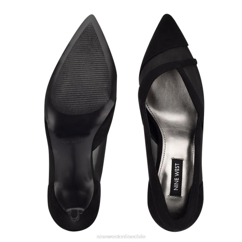 Nine West zapatos de vestir evani 2Z2T1224 ante negro/malla Nine West sandals