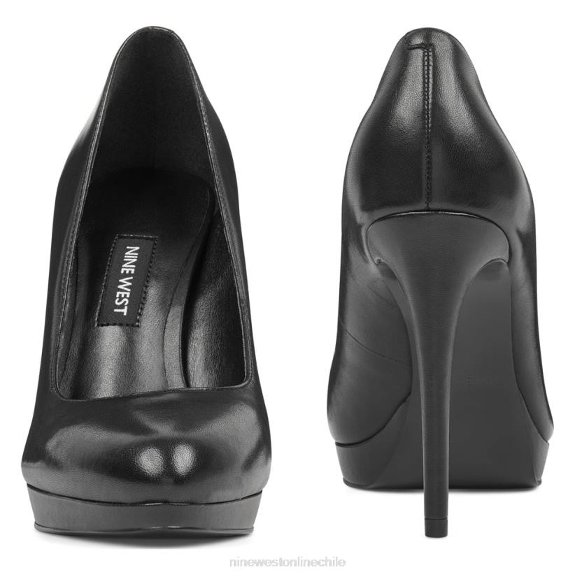 Nine West bombas de plataforma quabree 2Z2T2367 cuero negro Nine West chile outlet