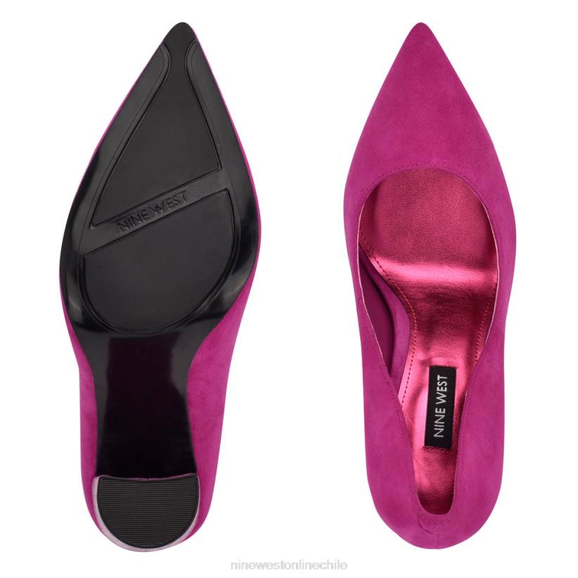 Nine West bombas de vestir eléctricas 2Z2T935 ante rosa/croco grabado Nine West shoes