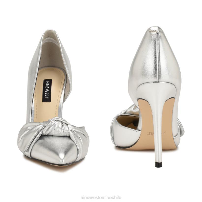 Nine West zapatos de salón fanz d\'orsay 2Z2T1559 plata Nine West shoes