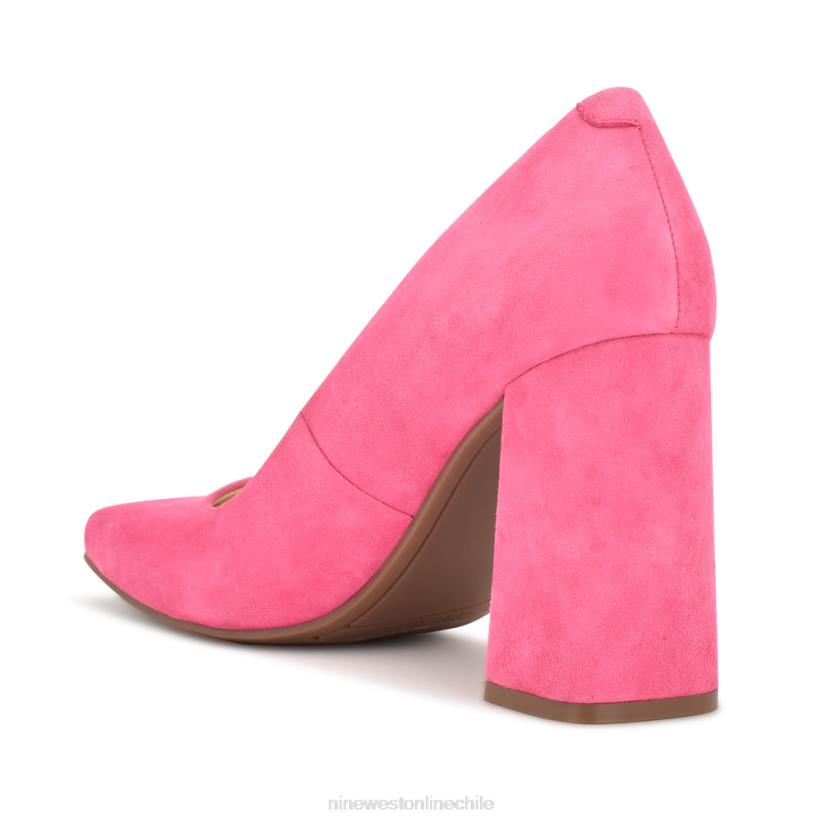 Nine West zapatos de tacón bloque yolend 2Z2T902 gamuza rosa Nine West chile carteras