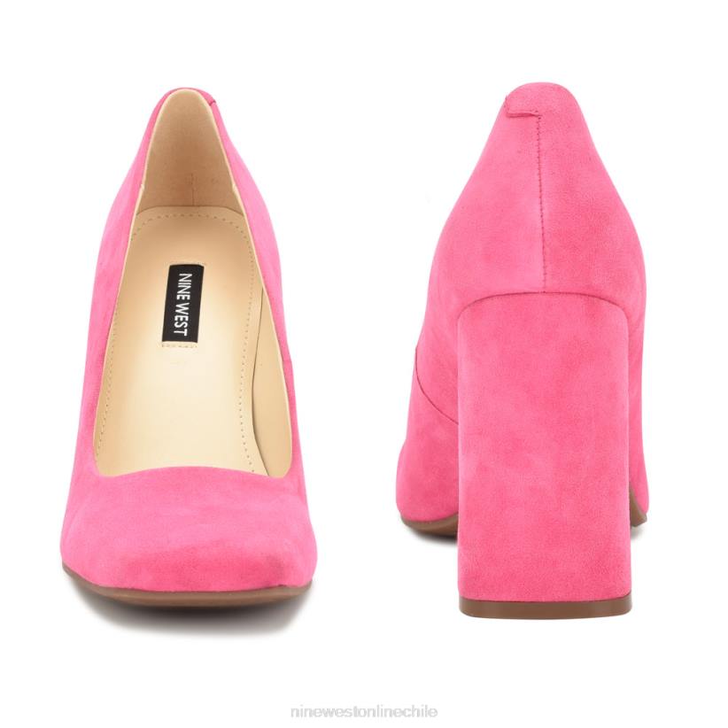 Nine West zapatos de tacón bloque yolend 2Z2T902 gamuza rosa Nine West chile carteras