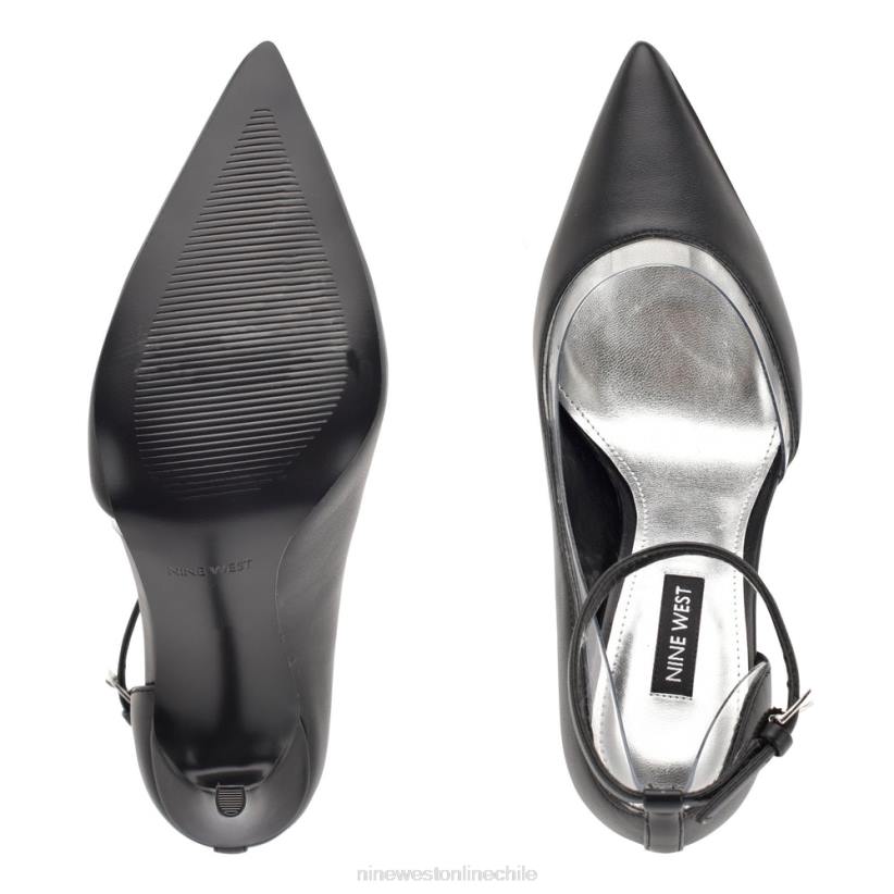 Nine West zapatos de tacón con correa en el tobillo 2Z2T1661 negro Nine West shoes