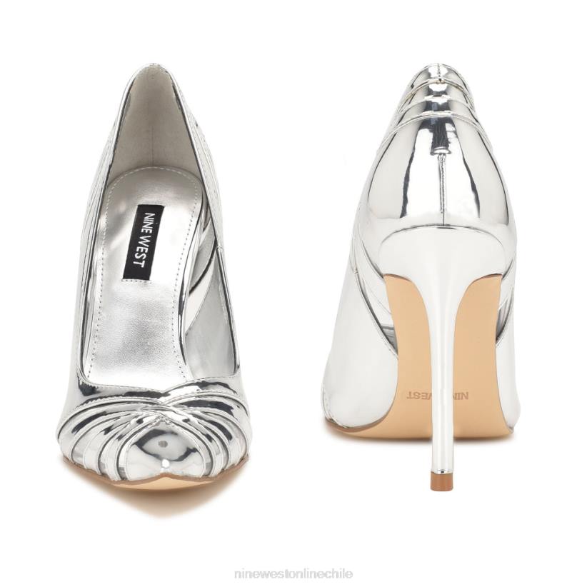 Nine West zapatos de tacón con punta puntiaguda 2Z2T1846 plata/transparente Nine West cartera negra