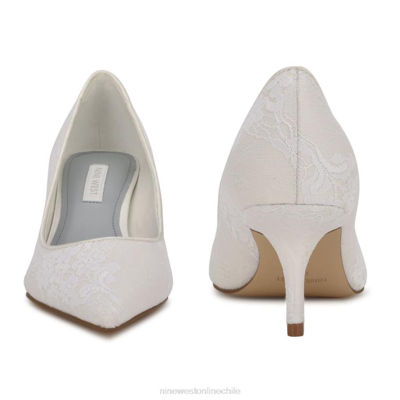 Nine West zapatos de tacón con punta puntiaguda arlene 2Z2T2066 encaje de marfil Nine West chile carteras