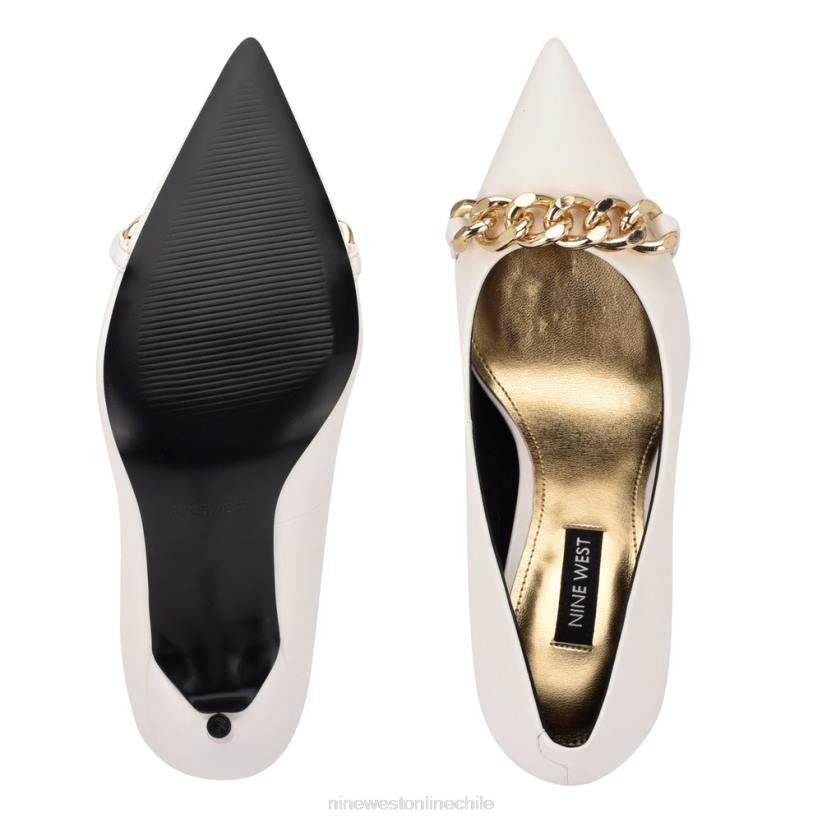 Nine West zapatos de tacón con punta puntiaguda balan 2Z2T2232 blanco Nine West sandals