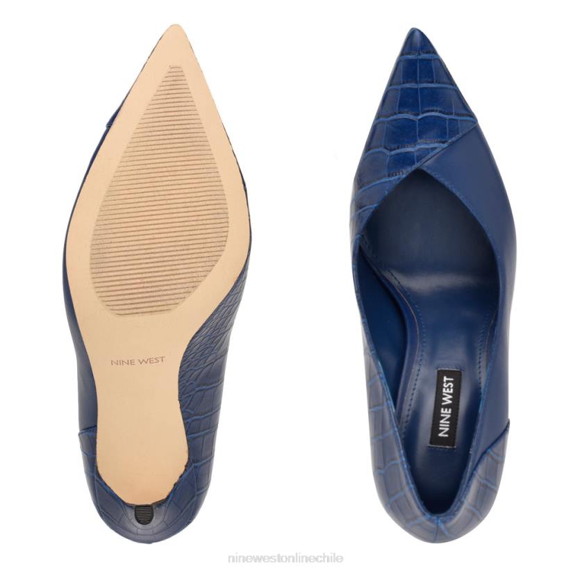 Nine West zapatos de tacón con punta puntiaguda flava 2Z2T1664 azul oscuro/cocoro Nine West chile carteras