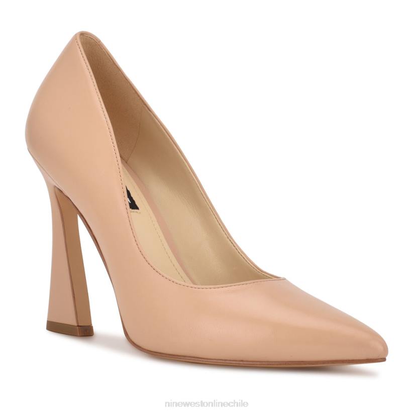 Nine West zapatos de tacón con punta puntiaguda trendz 2Z2T1481 cuero rubor cálido Nine West shoes
