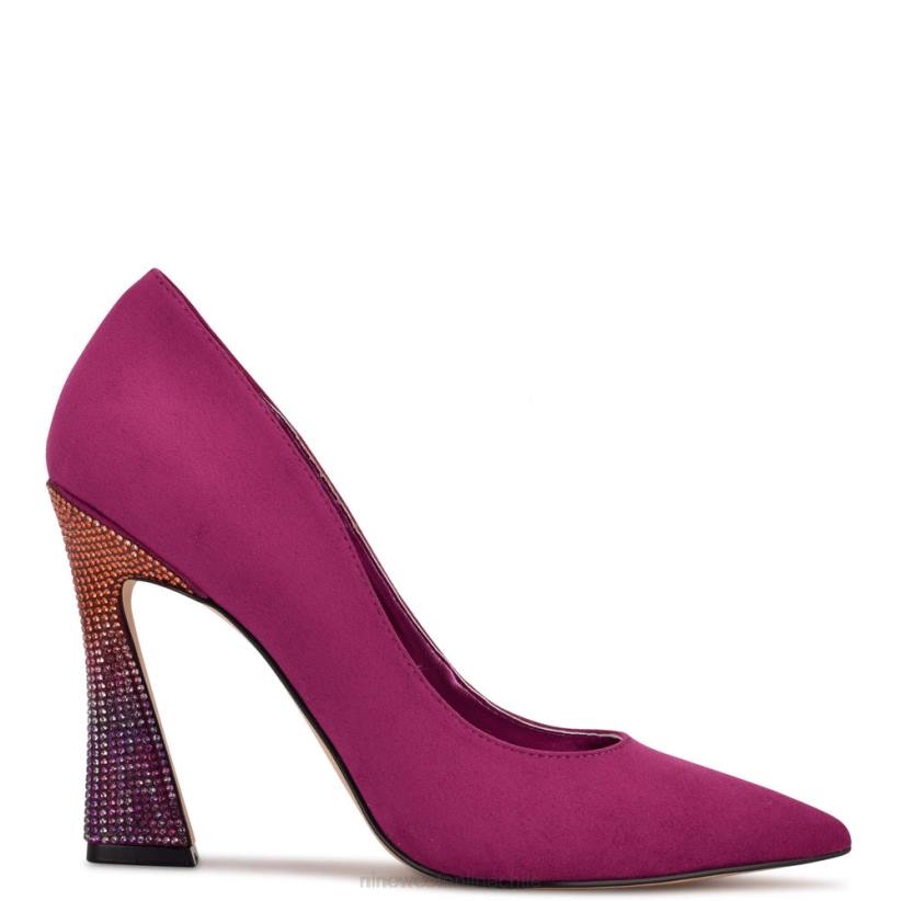 gamuza rosa/pedrería