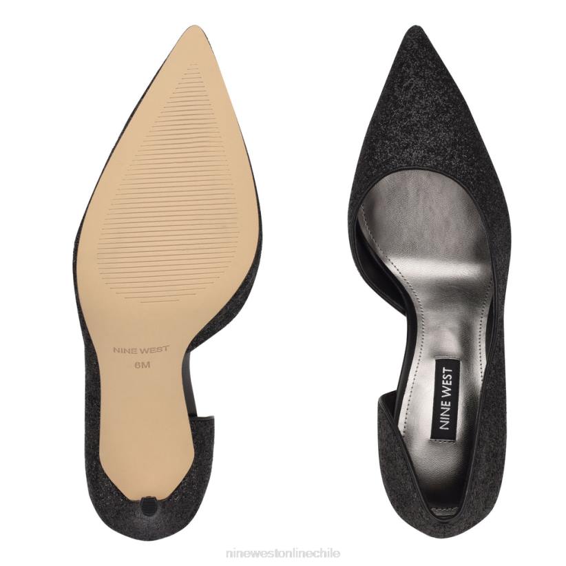 Nine West zapatos de tacón con puntera puntiaguda followe d\'orsay 2Z2T1678Nine West cartera negra