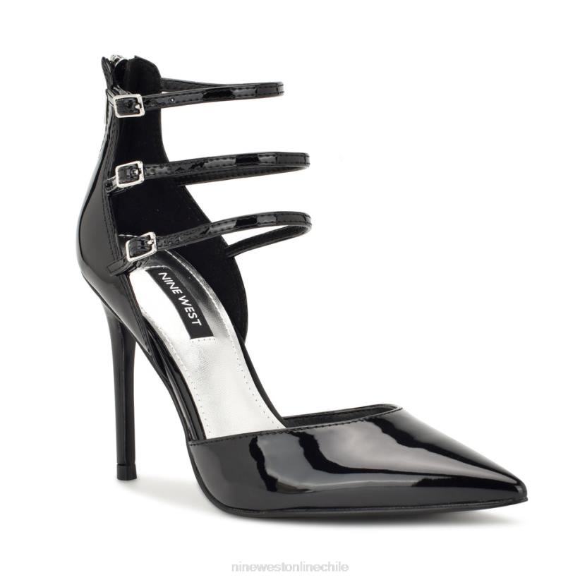 Nine West zapatos de tacón con tiras frann d\'orsay 2Z2T1382 charol negro Nine West chile carteras
