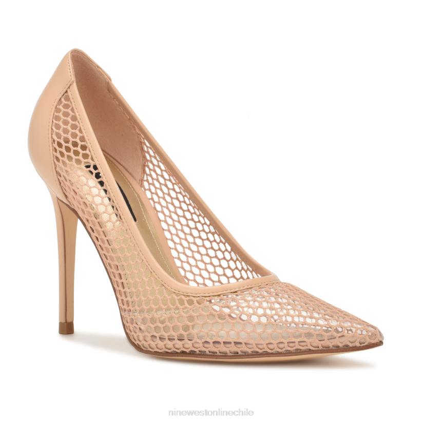 Nine West zapatos de tacón de malla 2Z2T1765 rosa claro Nine West zapatillas chile