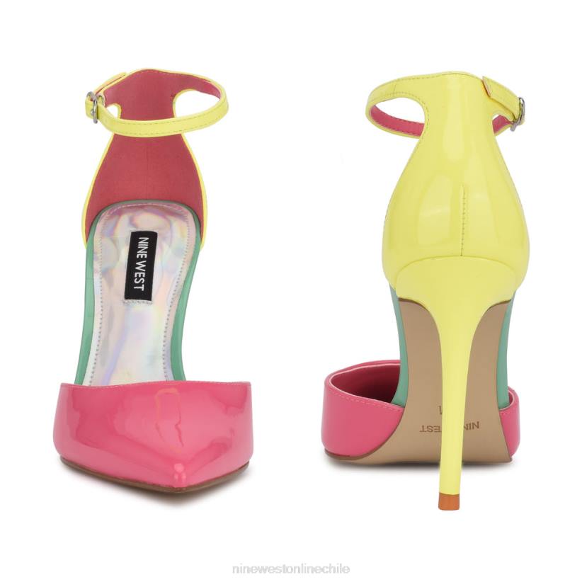 Nine West zapatos de tacón faiz con puntera puntiaguda y correa en el tobillo 2Z2T977Nine West shoes