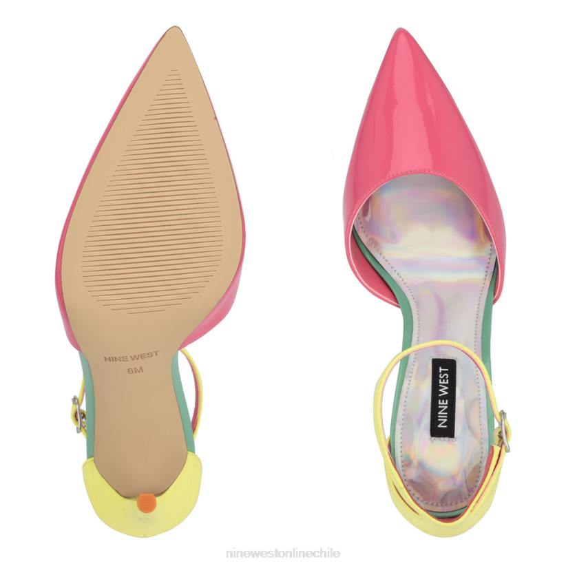 Nine West zapatos de tacón faiz con puntera puntiaguda y correa en el tobillo 2Z2T977Nine West shoes