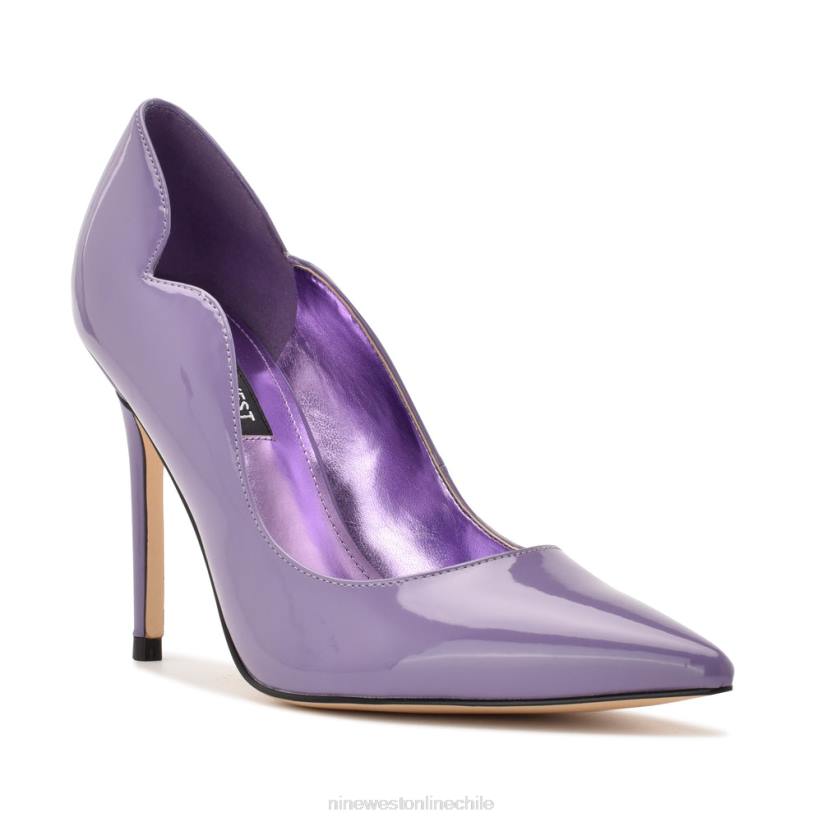 Nine West zapatos de tacón foxy con punta puntiaguda 2Z2T1665 patente morada Nine West chile outlet
