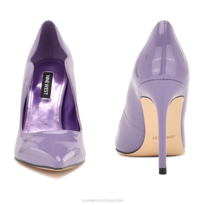Nine West zapatos de tacón foxy con punta puntiaguda 2Z2T1665 patente morada Nine West chile outlet