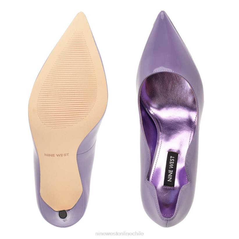 Nine West zapatos de tacón foxy con punta puntiaguda 2Z2T1665 patente morada Nine West chile outlet