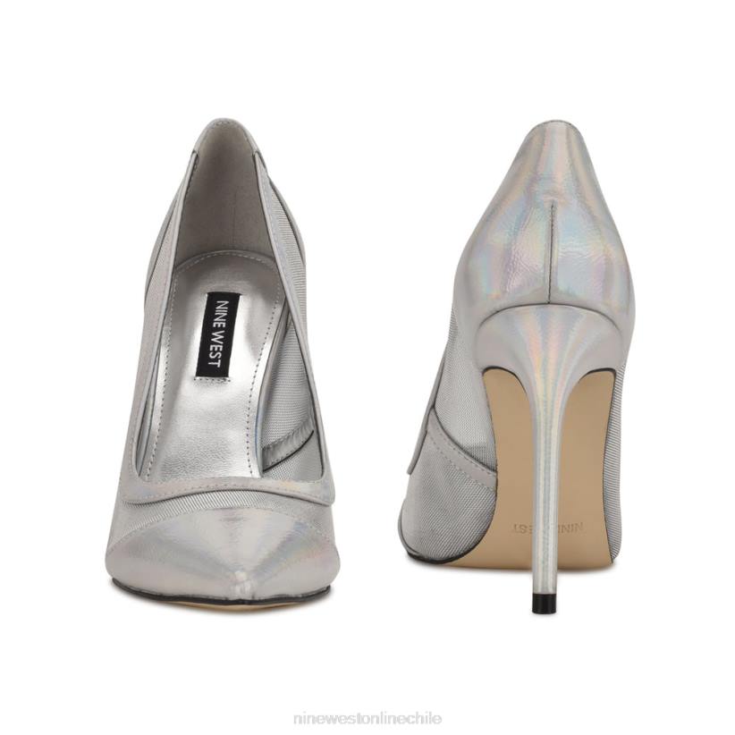 Nine West zapatos de tacón francy con punta puntiaguda 2Z2T1458 plata Nine West sandals