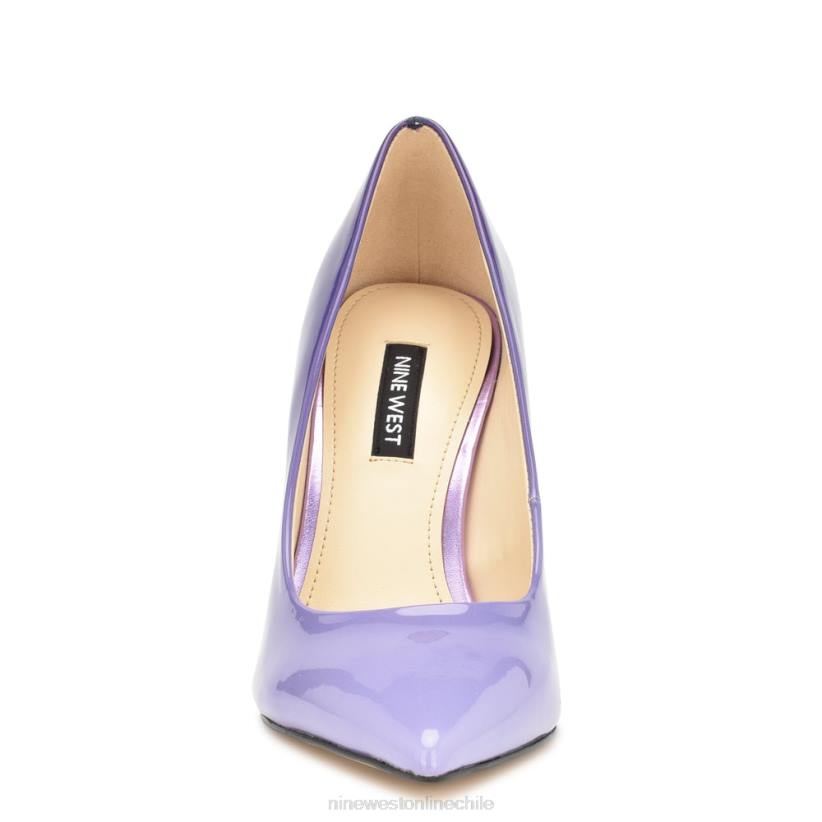 Nine West zapatos de tacón frescos con punta puntiaguda 2Z2T1591 patente ombre púrpura Nine West zapatillas chile