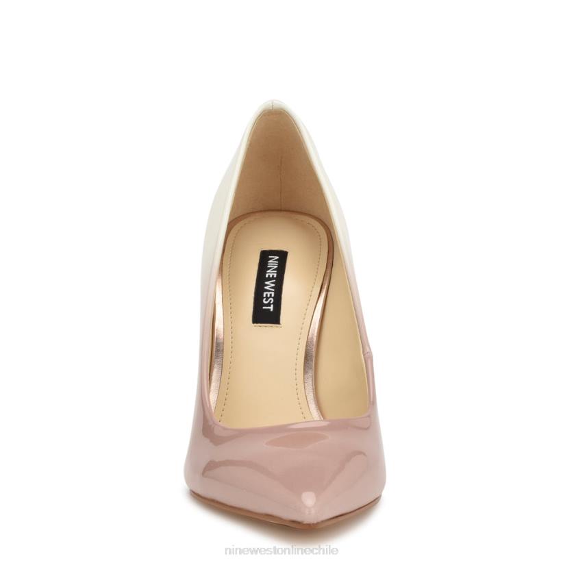 Nine West zapatos de tacón frescos con punta puntiaguda 2Z2T1593 ombre blanco apenas desnudo Nine West chile outlet