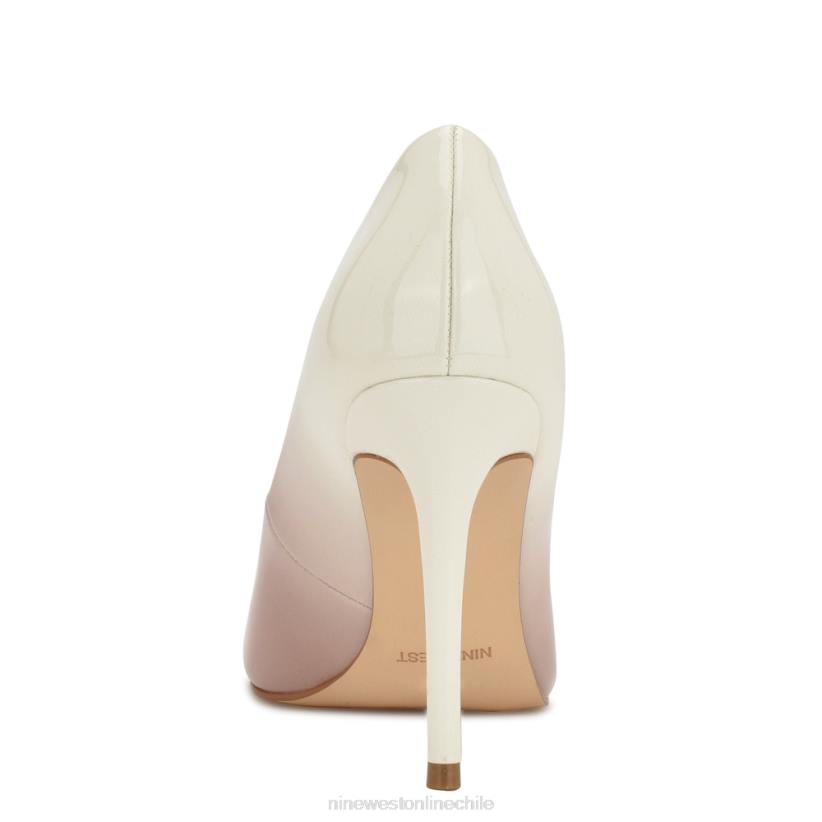 Nine West zapatos de tacón frescos con punta puntiaguda 2Z2T1593 ombre blanco apenas desnudo Nine West chile outlet