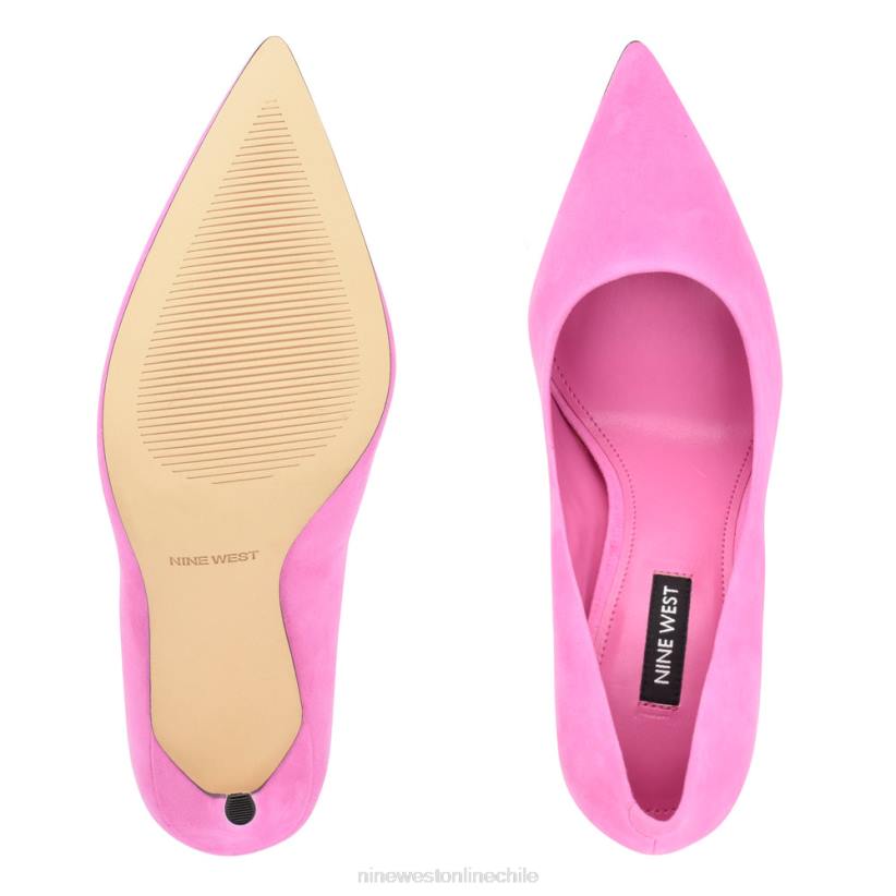 Nine West zapatos de tacón frescos con punta puntiaguda 2Z2T895 gamuza magenta Nine West zapatillas chile