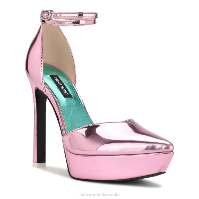 Nine West zapatos de tacón linda con plataforma cruzada en el tobillo 2Z2T1870Nine West cartera negra