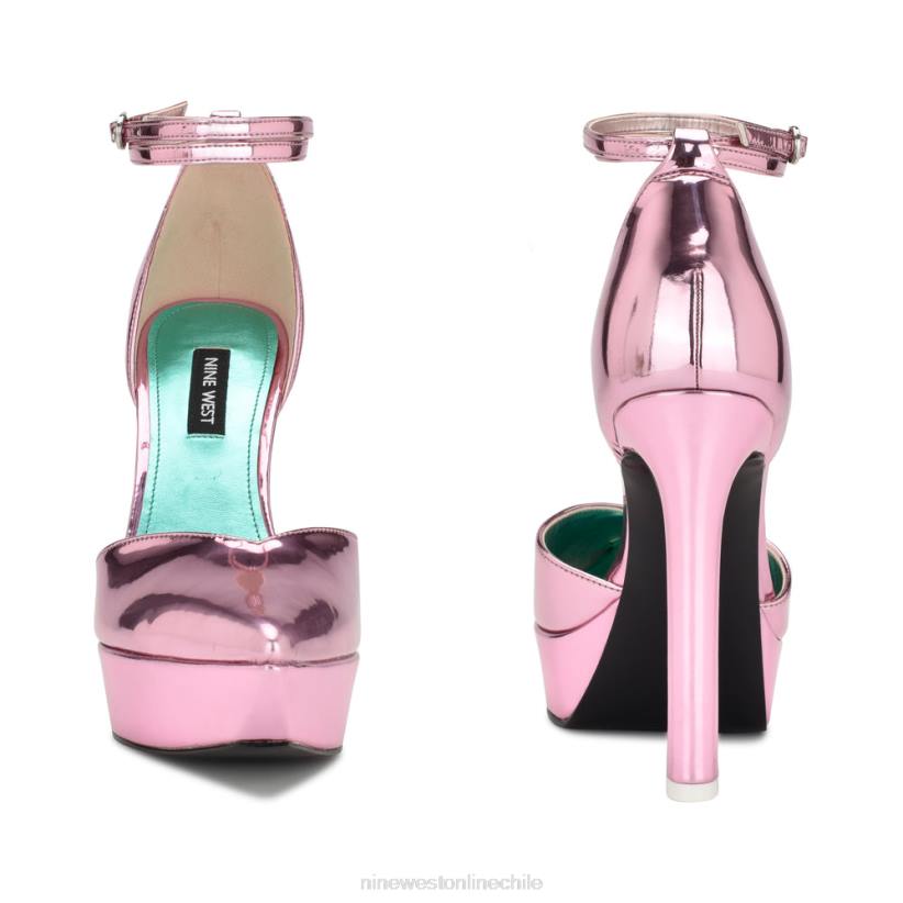 Nine West zapatos de tacón linda con plataforma cruzada en el tobillo 2Z2T1870Nine West cartera negra