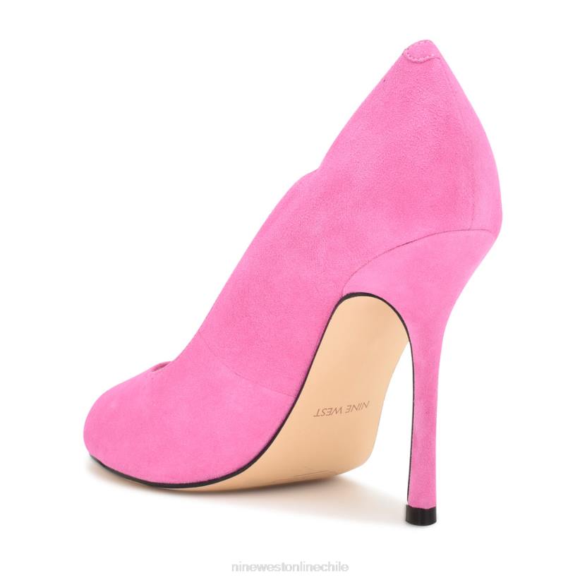 Nine West zapatos de tacón peep toe kelyan 2Z2T898 gamuza rosa Nine West cartera negra
