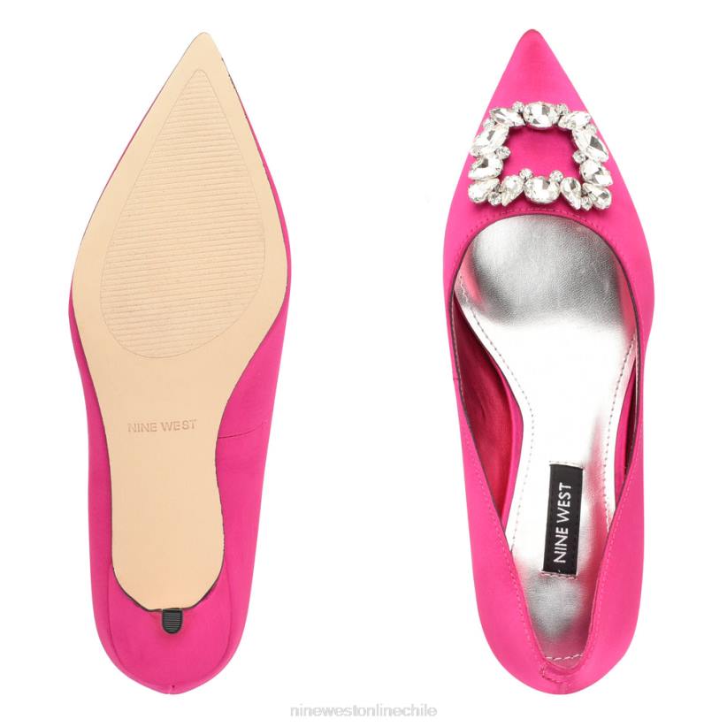 Nine West zapatos de tacón puntiagudos avolon 2Z2T909 cristal satinado rosa Nine West chile outlet