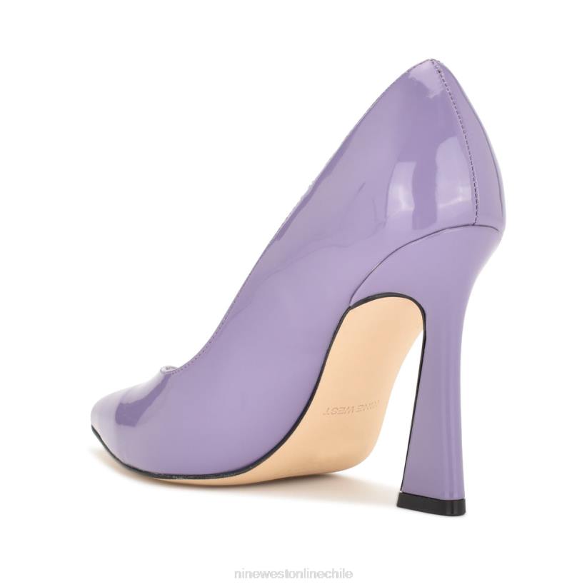 Nine West zapatos de tacón toba con punta puntiaguda 2Z2T1513 patente violeta claro Nine West zapatillas chile