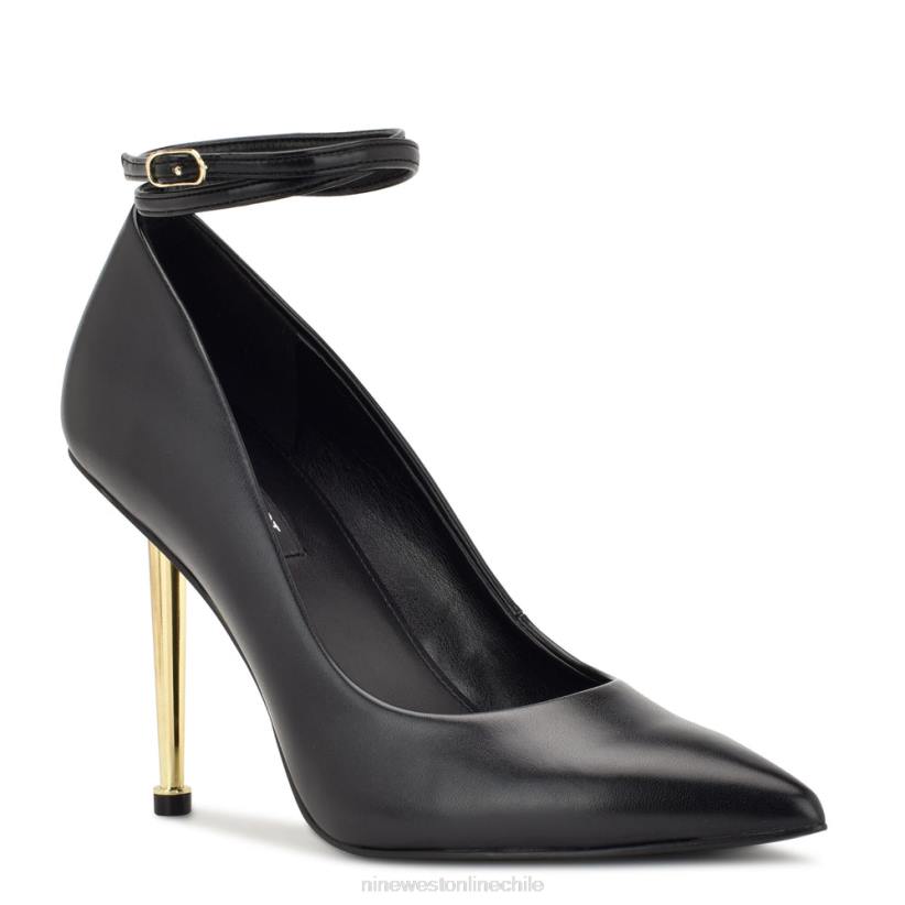 Nine West zapatos de tacón trevs cruzados en el tobillo 2Z2T1379 negro Nine West shoes