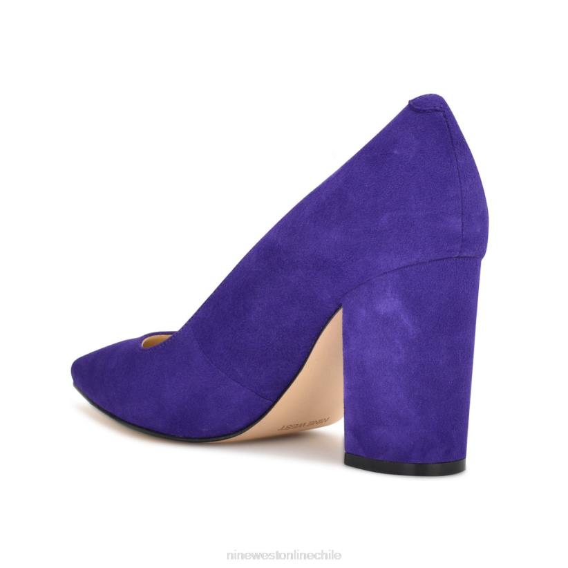 Nine West zapatos de vestir cara 2Z2T2144 gamuza morada Nine West chile carteras