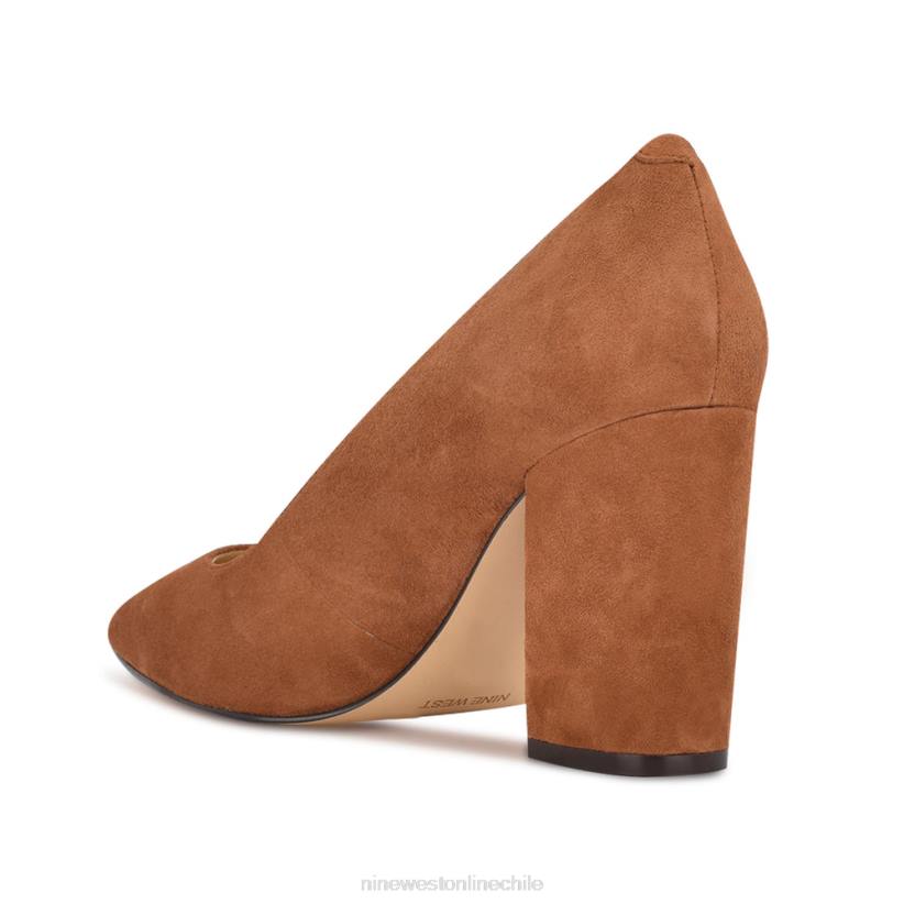 Nine West zapatos de vestir cara 2Z2T2166 gamuza coñac Nine West sandals