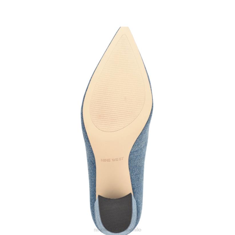 Nine West zapatos de vestir cara 2Z2T868 mezclilla azul Nine West cartera negra