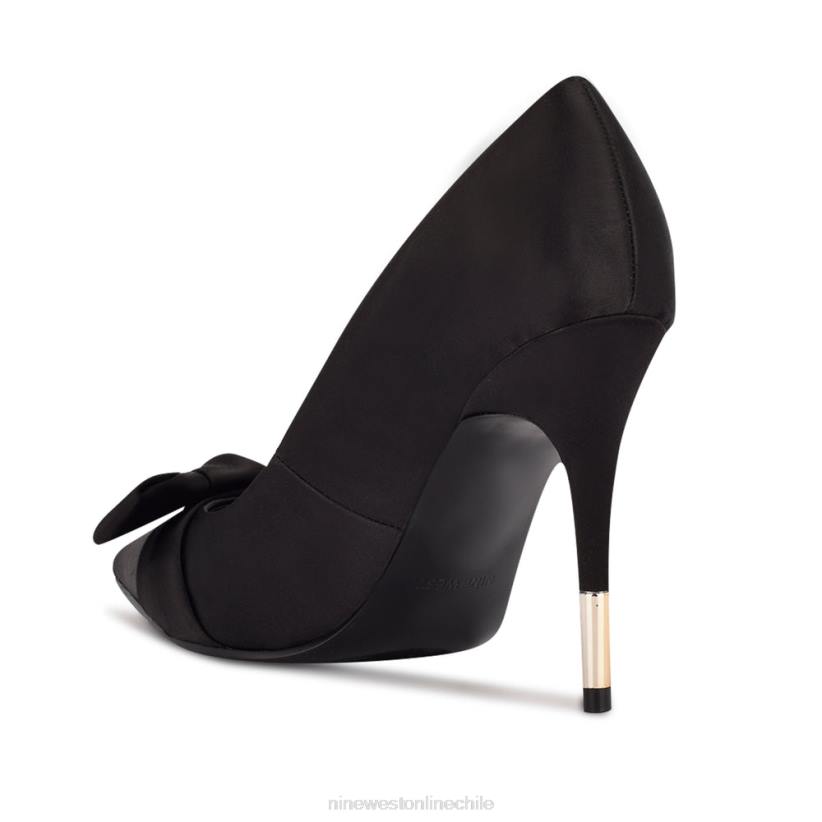 Nine West zapatos de vestir con lazo 2Z2T1874 satén negro Nine West chile carteras