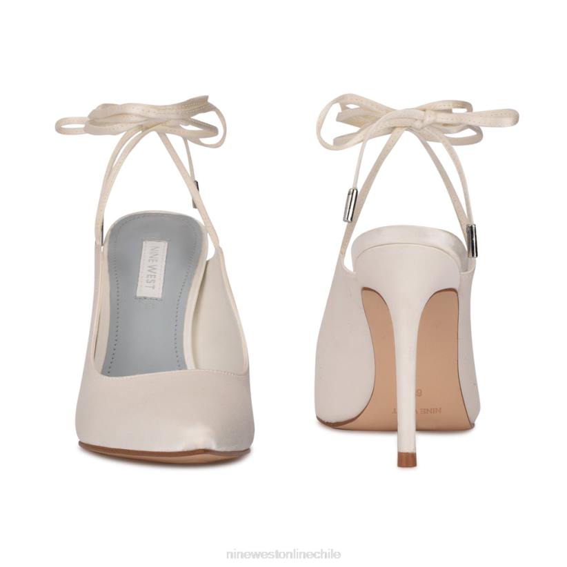 Nine West zapatos de vestir cruzados al tobillo feya 2Z2T1993 satén marfil Nine West zapatillas chile