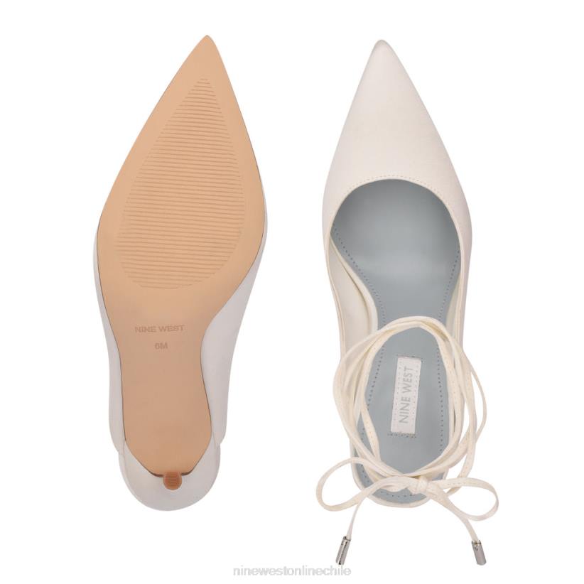 Nine West zapatos de vestir cruzados al tobillo feya 2Z2T1993 satén marfil Nine West zapatillas chile