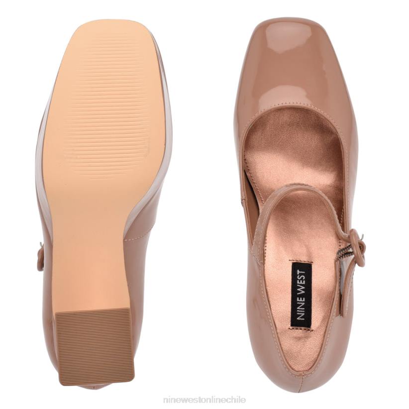 Nine West zapatos merceditas kares con plataforma 2Z2T1414 patente de arcilla Nine West cartera negra